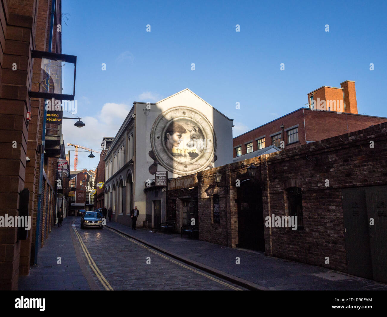 Murale di Belfast Foto Stock