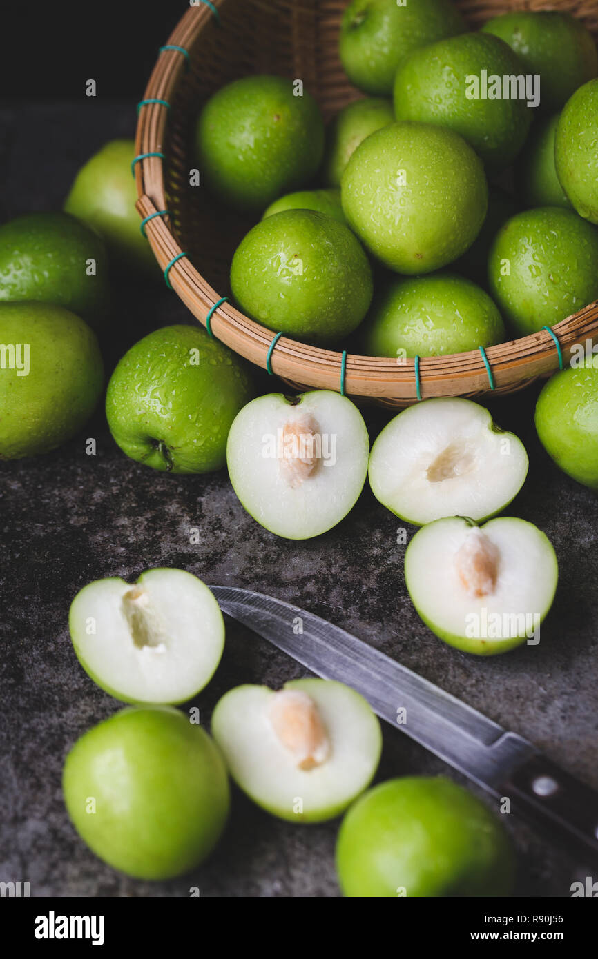 Indiano freschi frutti Jujube Foto Stock