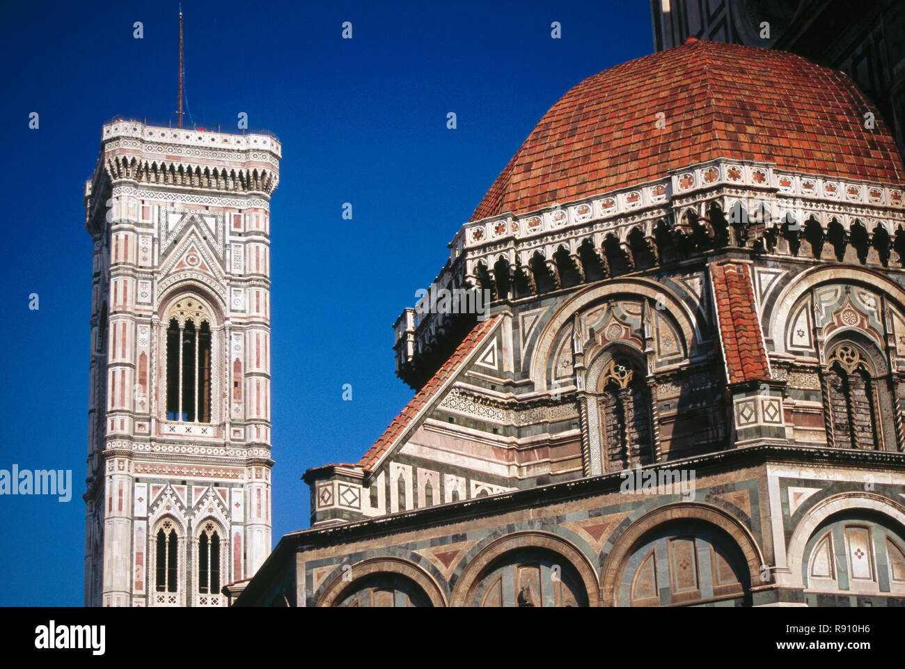 Campanile del Duomo di Firenze Foto Stock