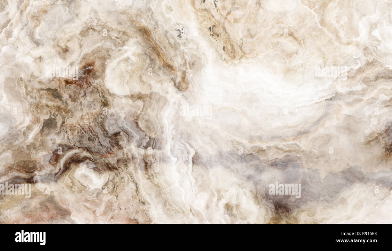 La piastrella di marmo beige texture astratta. Sfondo colorato. 2D'illustrazione. Bellezze naturali Foto Stock