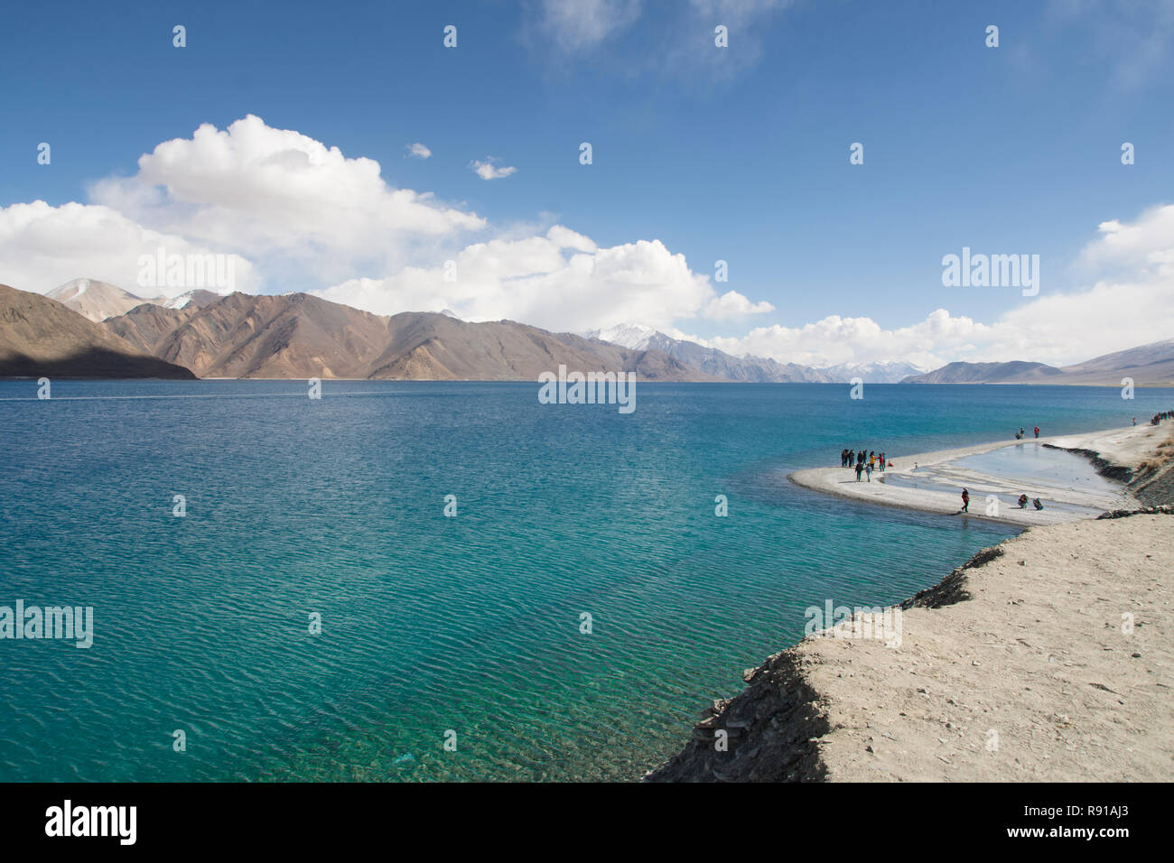 Pangong tso, Pangong lake, ladakh (India) Foto Stock