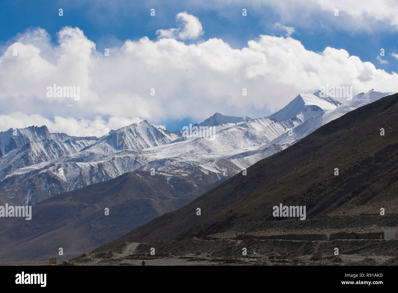 Pangong tso, Pangong lake, ladakh (India) Foto Stock