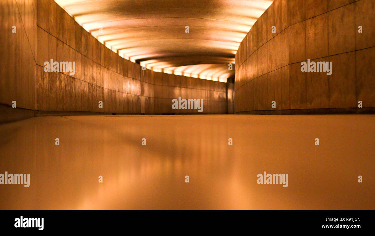 Arco di Trionfo a Parigi Sotterranea Arte pareti Metro Foto Stock