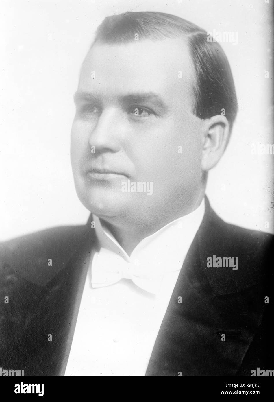 Wilbur Voliva (1870 - 1942) era un evangelista e un eminente fautore del piano terra teorie Foto Stock