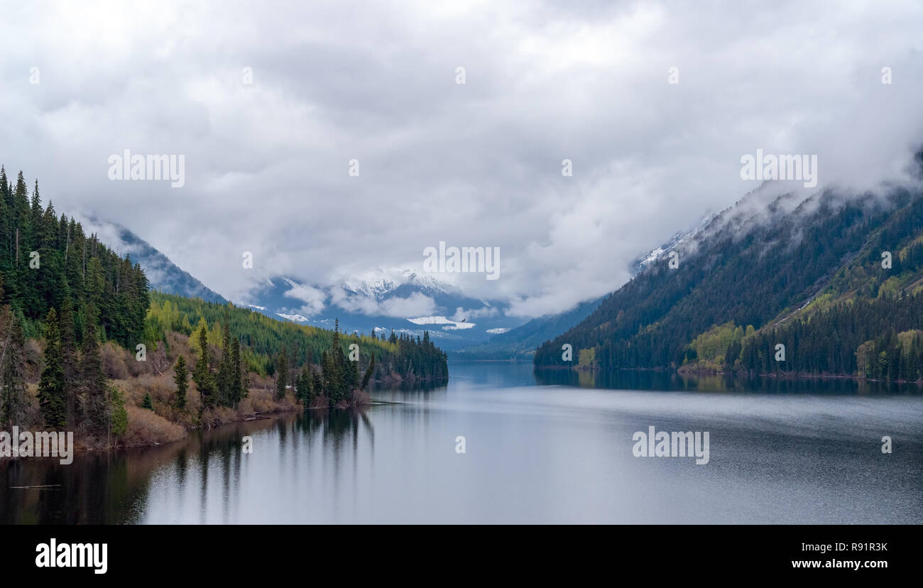 Lago Cheakamus - British Columbia, Canada Foto Stock