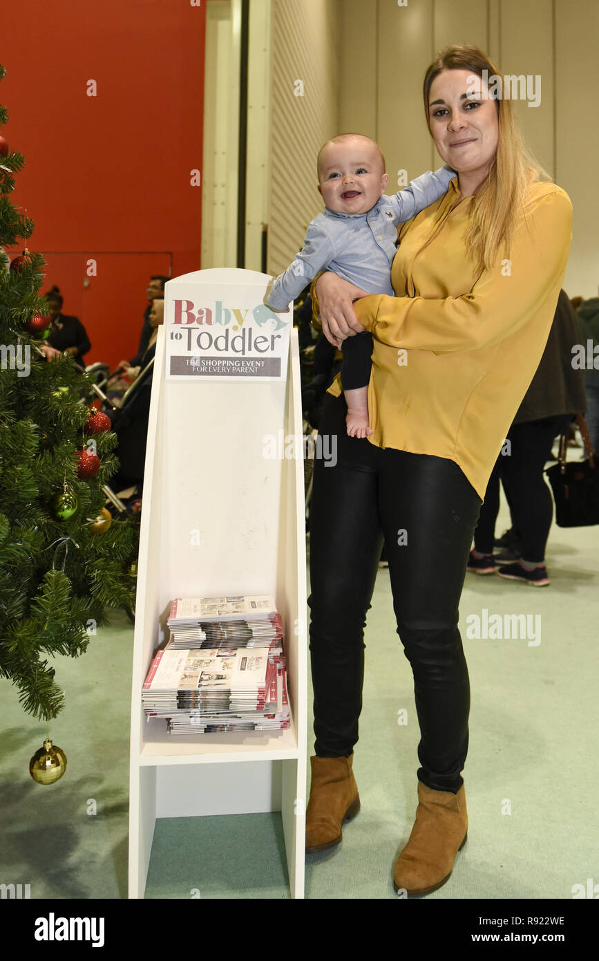 Bambino al bambino mostra a Londra ExCeL con: Harriet Lee, Hudson Lee dove: Londra, Regno Unito quando: 17 Nov 2018 Credit: PinPep/WENN.com Foto Stock