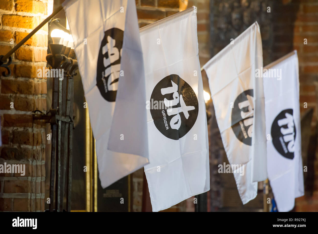 48esimo anniversario del dicembre protesta nel 1970 in Gdansk, Polonia. 16 dicembre 2018 © Wojciech Strozyk / Alamy Stock Photo Foto Stock