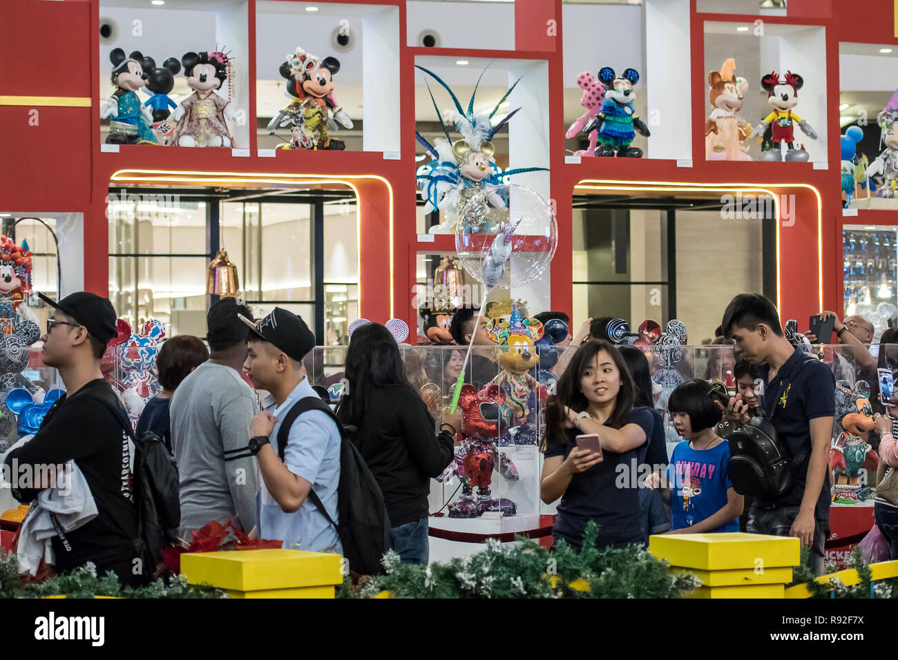 Kuala Lumpur, Malesia. Xviii Dicembre, 2018. Mickey 90 anni di magia celebrazione di Kuala Lumpur in Malesia il 17 dicembre, 2018. © Danny Chan/Alamy Live News. Foto Stock