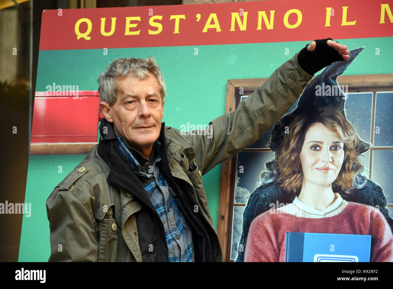 Roma, Italia. Xix Dec, 2018. Hotel Le Mèridienne Visconti - Presentazione film LA BEFANA VIEN DI NOTTE Michele Soavi regista Credito: Giuseppe Andidero/Alamy Live News Foto Stock