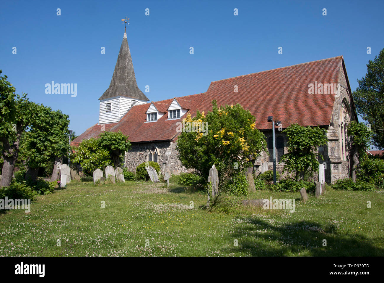 San Pietro Paolo Chiesa, Horndon sulla collina, Essex, Inghilterra Foto Stock