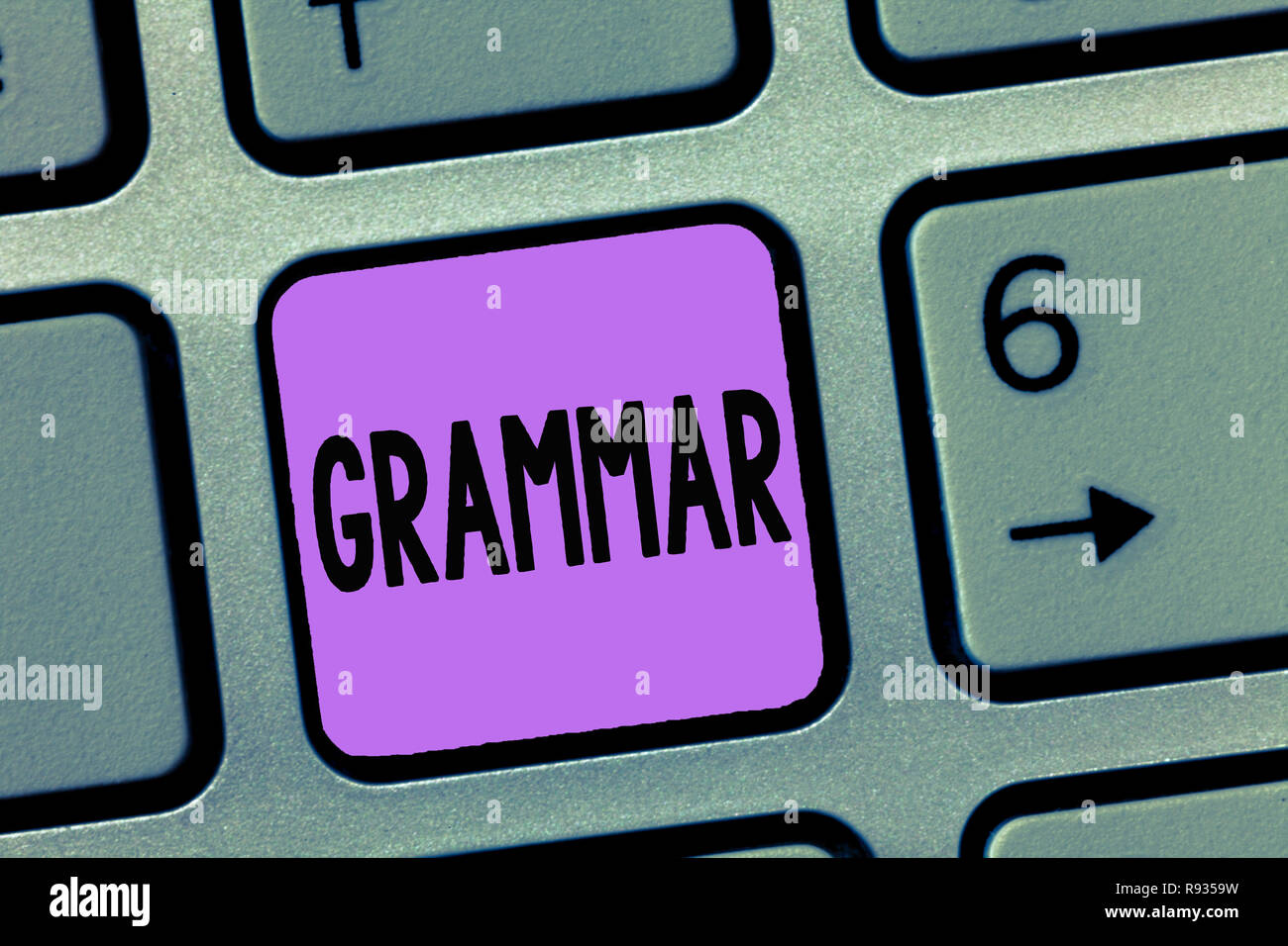 Conceptual la scrittura a mano che mostra la grammatica. Business photo vetrina per il sistema e la struttura di una lingua corretta corretta scrittura delle regole. Foto Stock