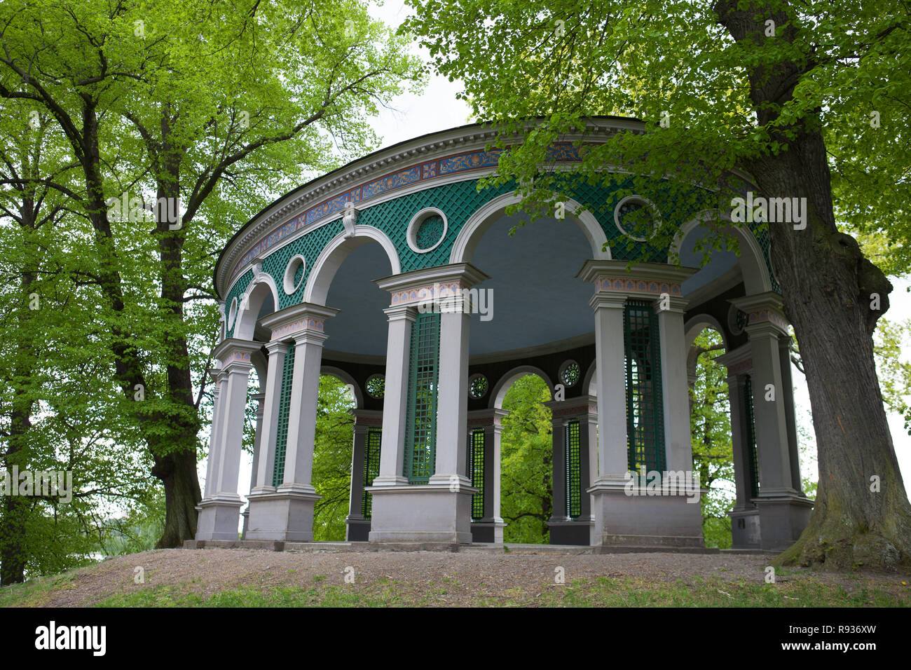 Echo Temple, Hagaparken, Solna (Svezia) Foto Stock