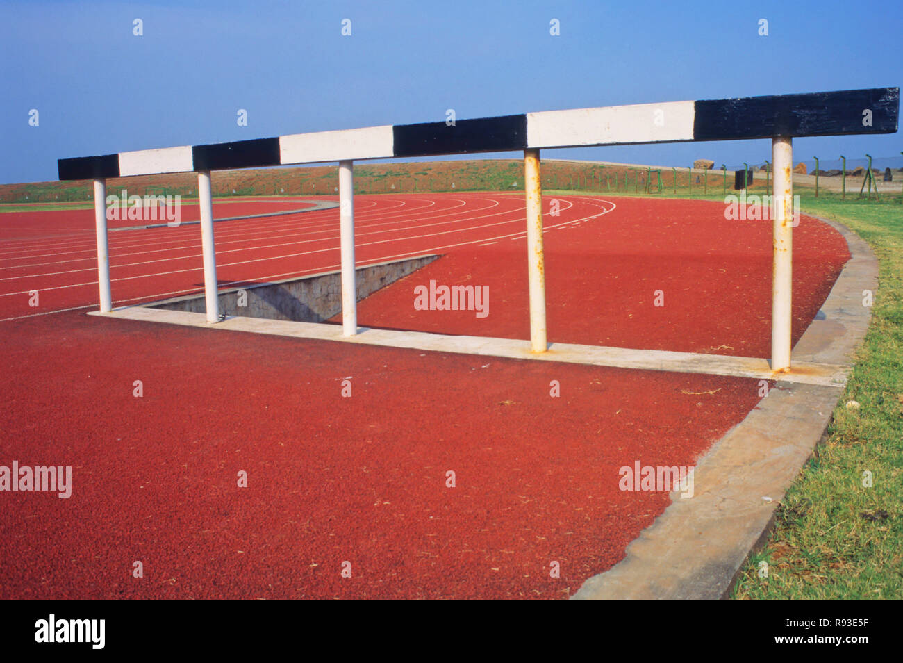 Pista da jogging Foto Stock