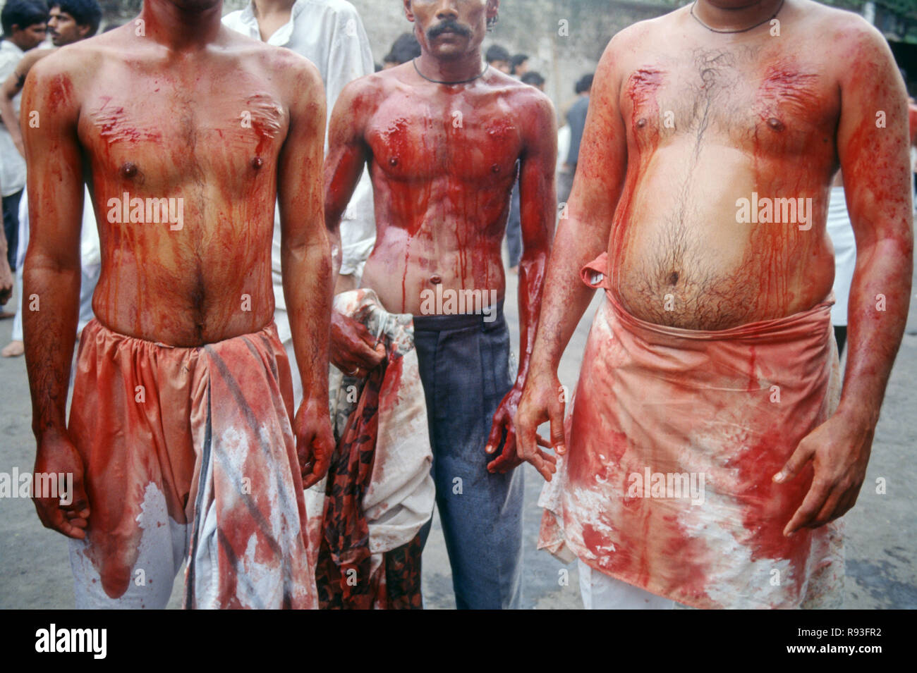 I musulmani Festeggia Mohurram Foto Stock