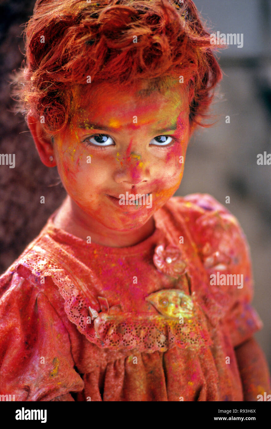 Holi - Festival di colori, India Foto Stock