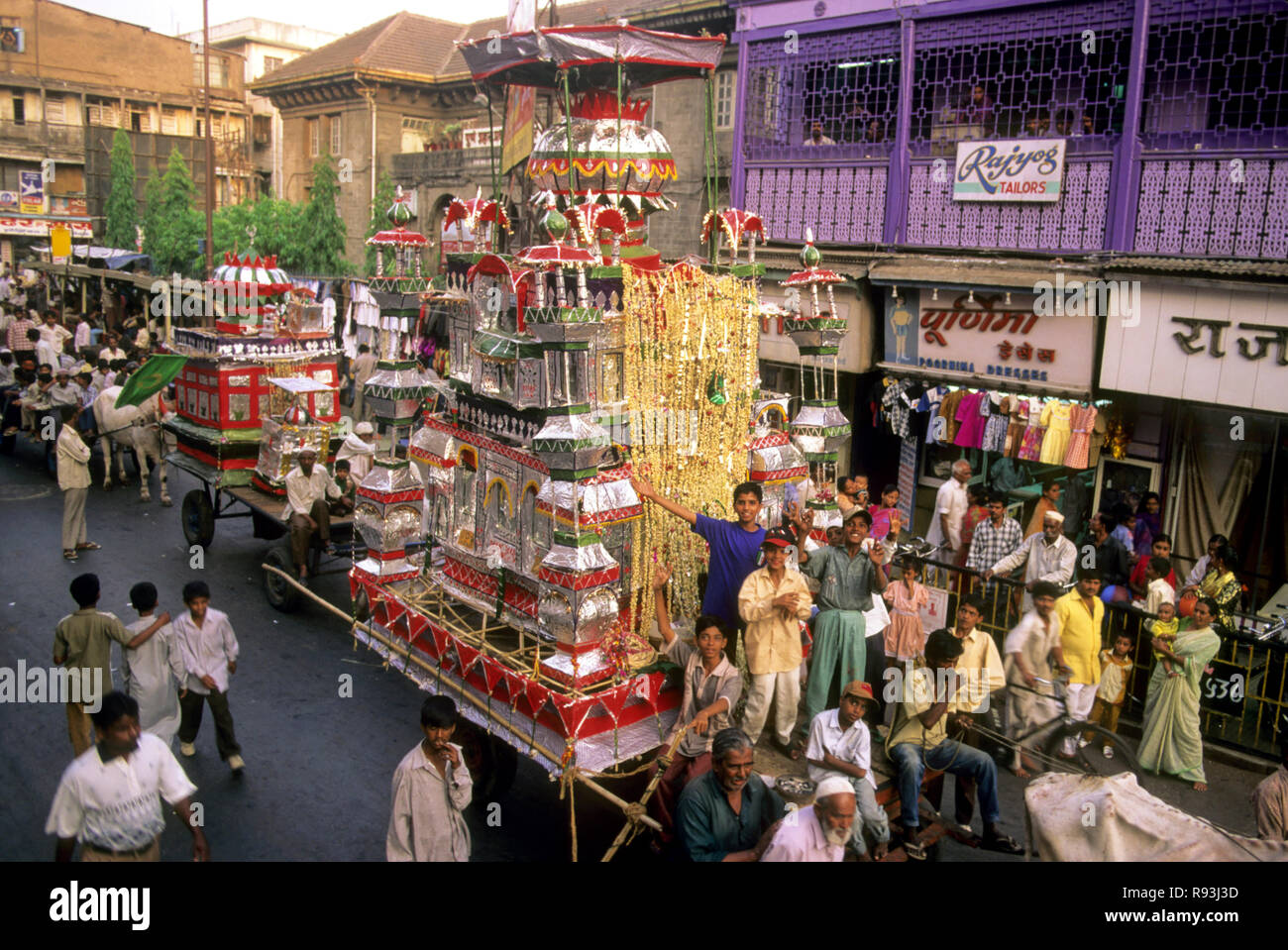 Moharram festival, festival di islam, Pune, Maharashtra, India Foto Stock