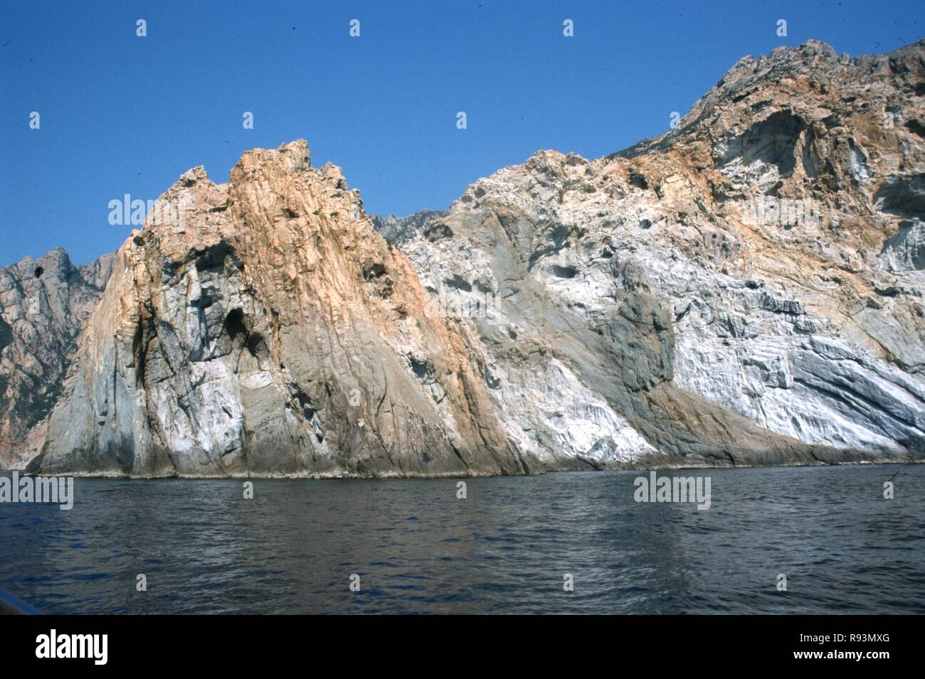 Isola di Montecristo, Parco Nazionale Arcipelago Toscano, Toscana, Italia. Foto © Riccardo Venturi/Sintesi/Alamy Stock Photo Foto Stock
