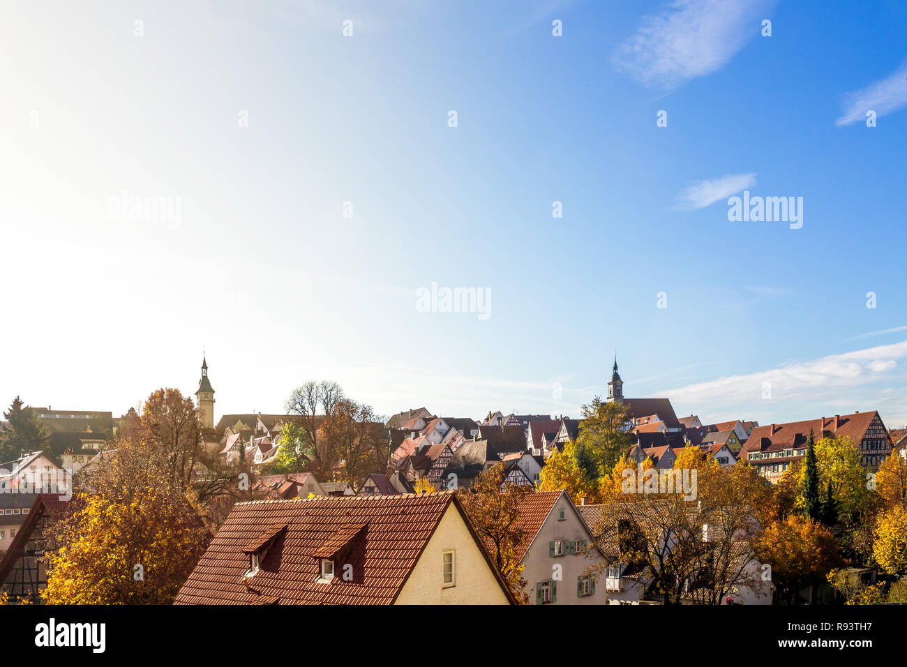 Marbach am Neckar, Germania Foto Stock