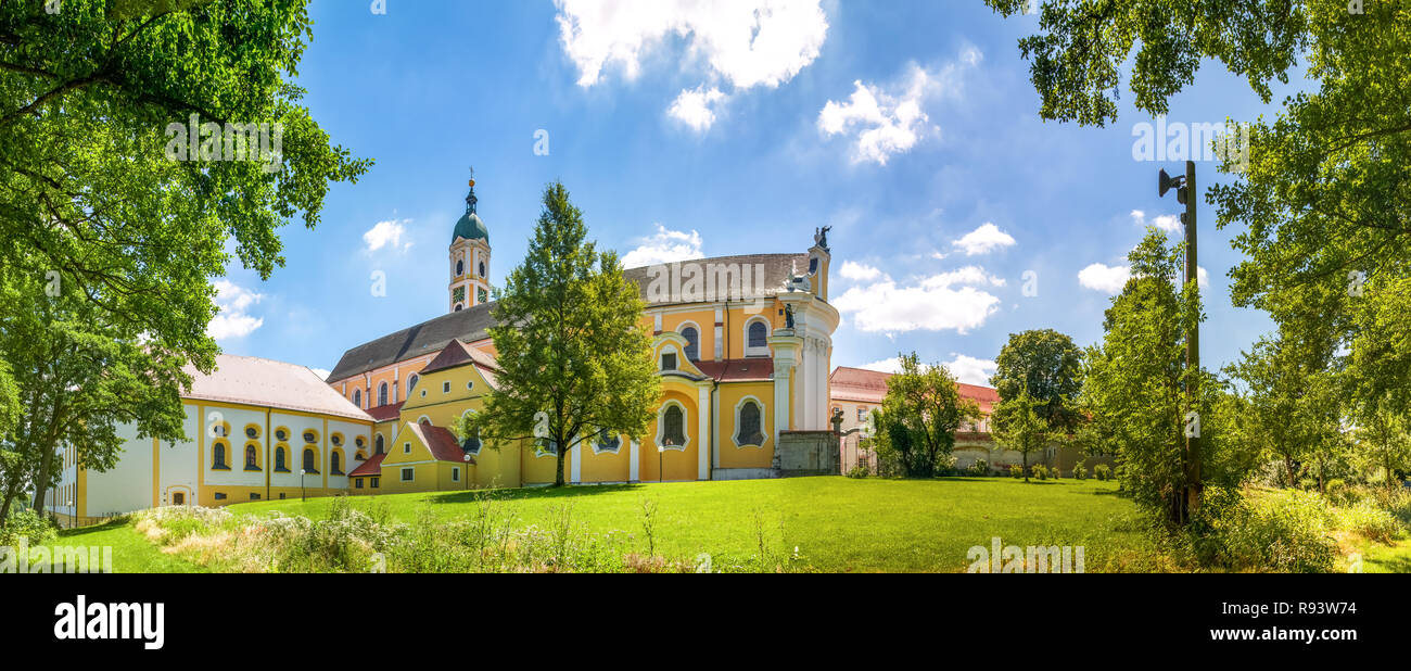 Il monastero, Ochsenhausen, Germania Foto Stock