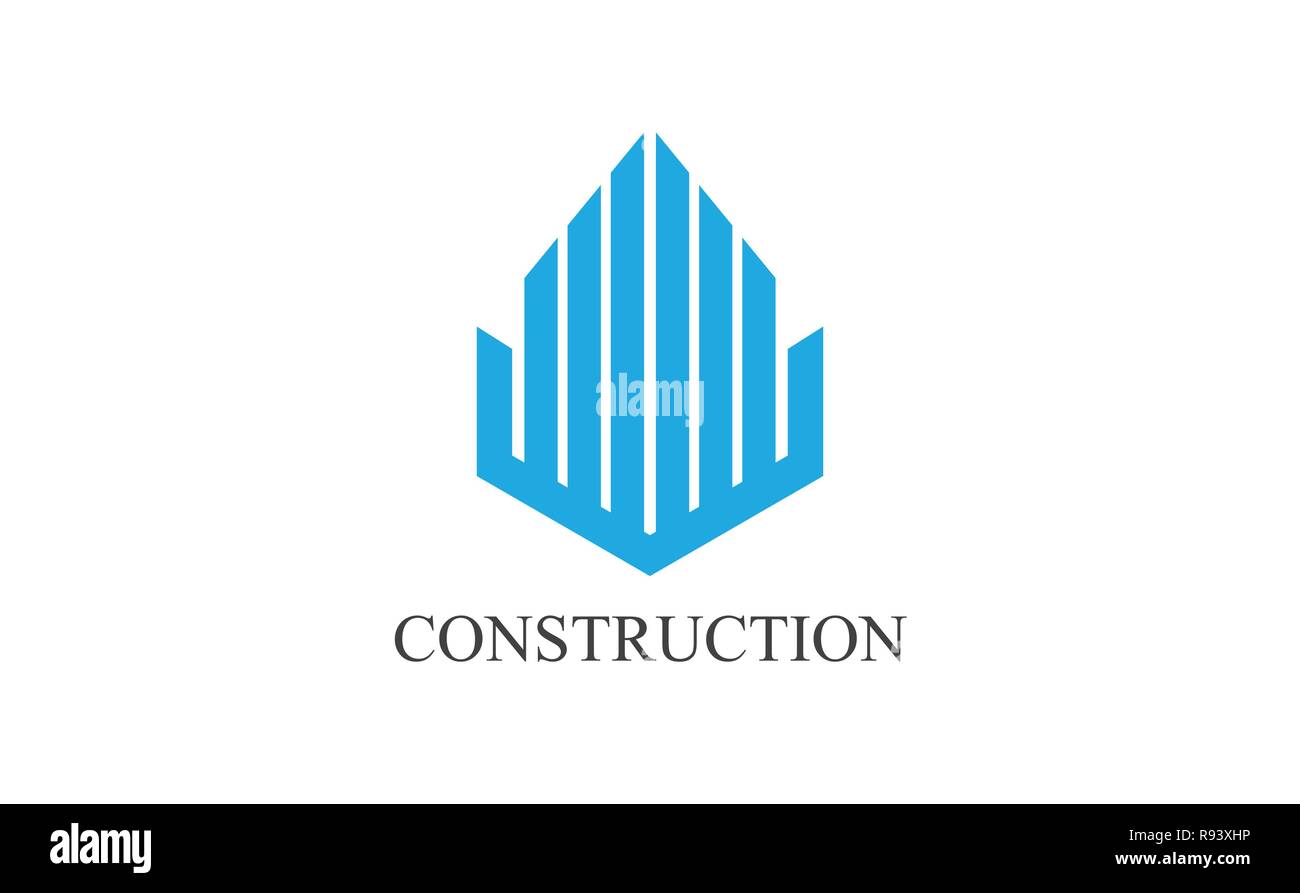 Il logo di costruzione Illustrazione Vettoriale