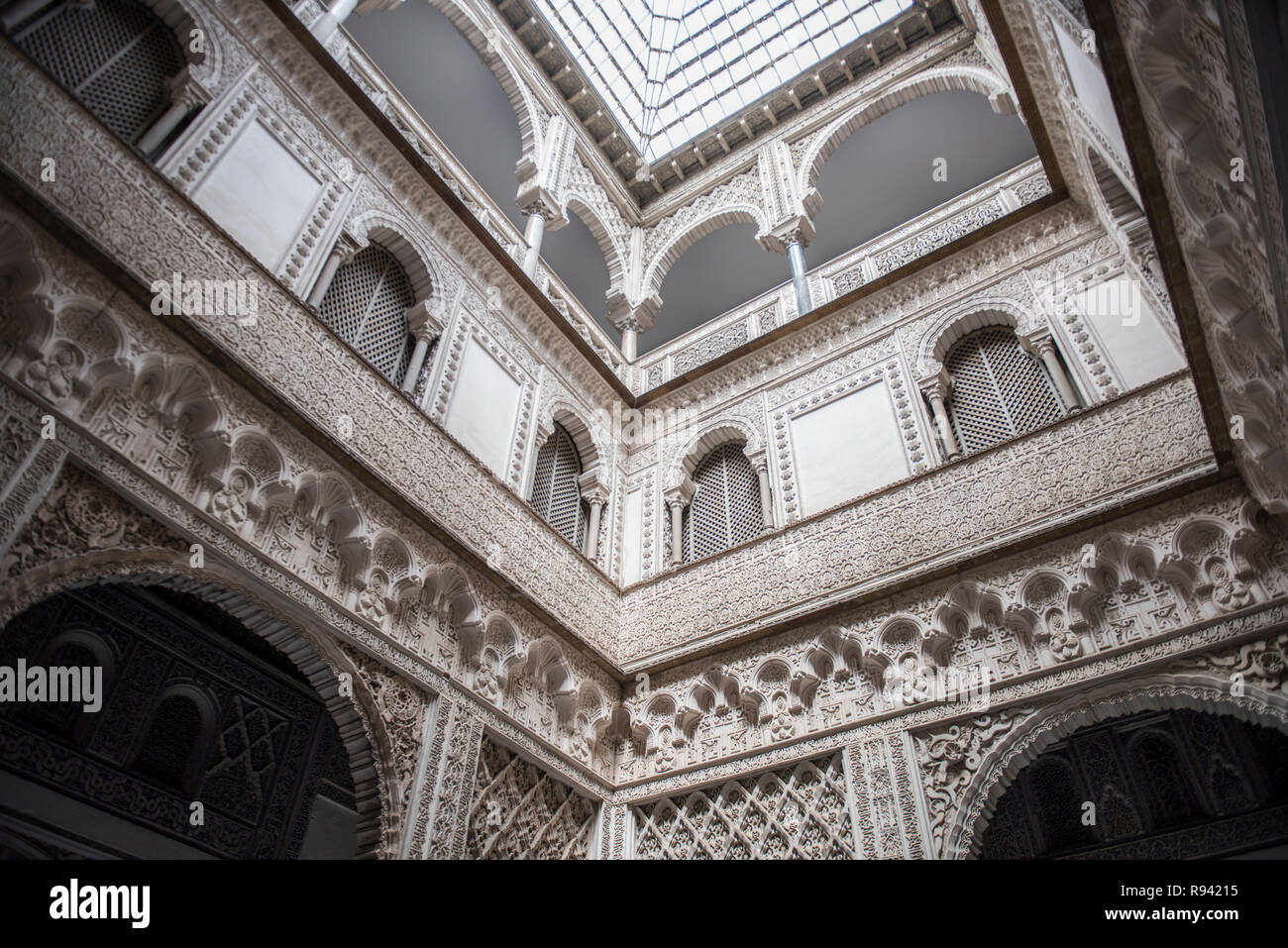 Architettura incantevole di Alhambra Palace Foto Stock