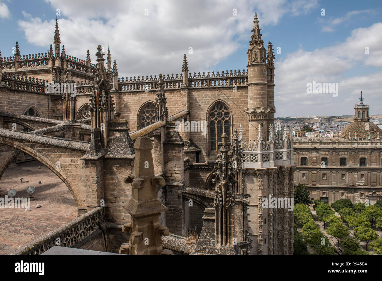 Cattedrale di Siviglia in Spagna Foto Stock