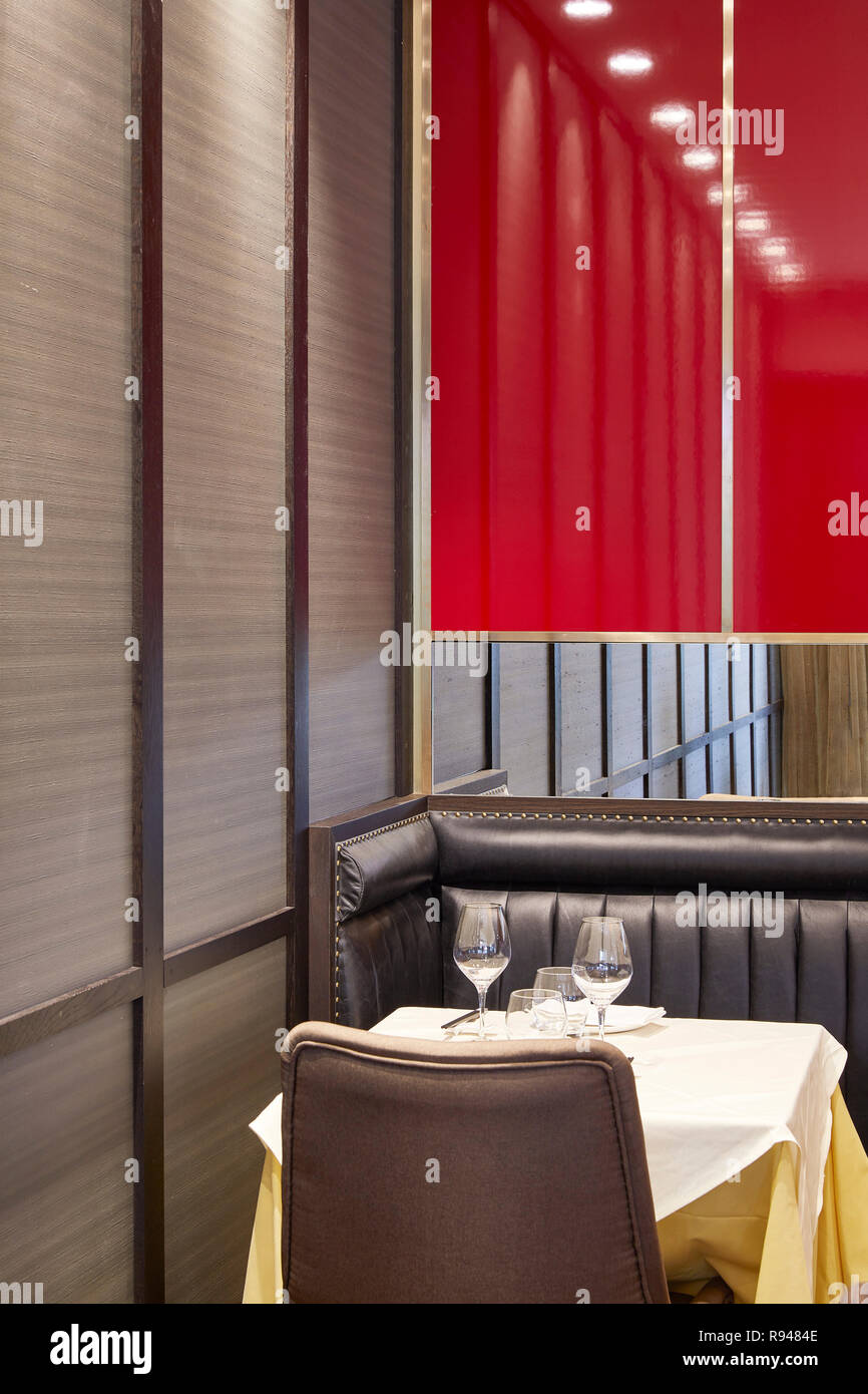 Dettaglio salotto. Royal China Club, London, Regno Unito. Architetto: duro + Trevillion architetti, 2018. Foto Stock