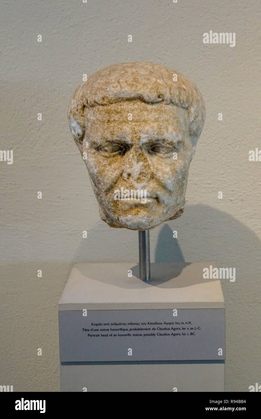 Museo archeologico di Thasos è un museo situato in Limenas sull isola di Thasos, est della Macedonia, Grecia Foto Stock