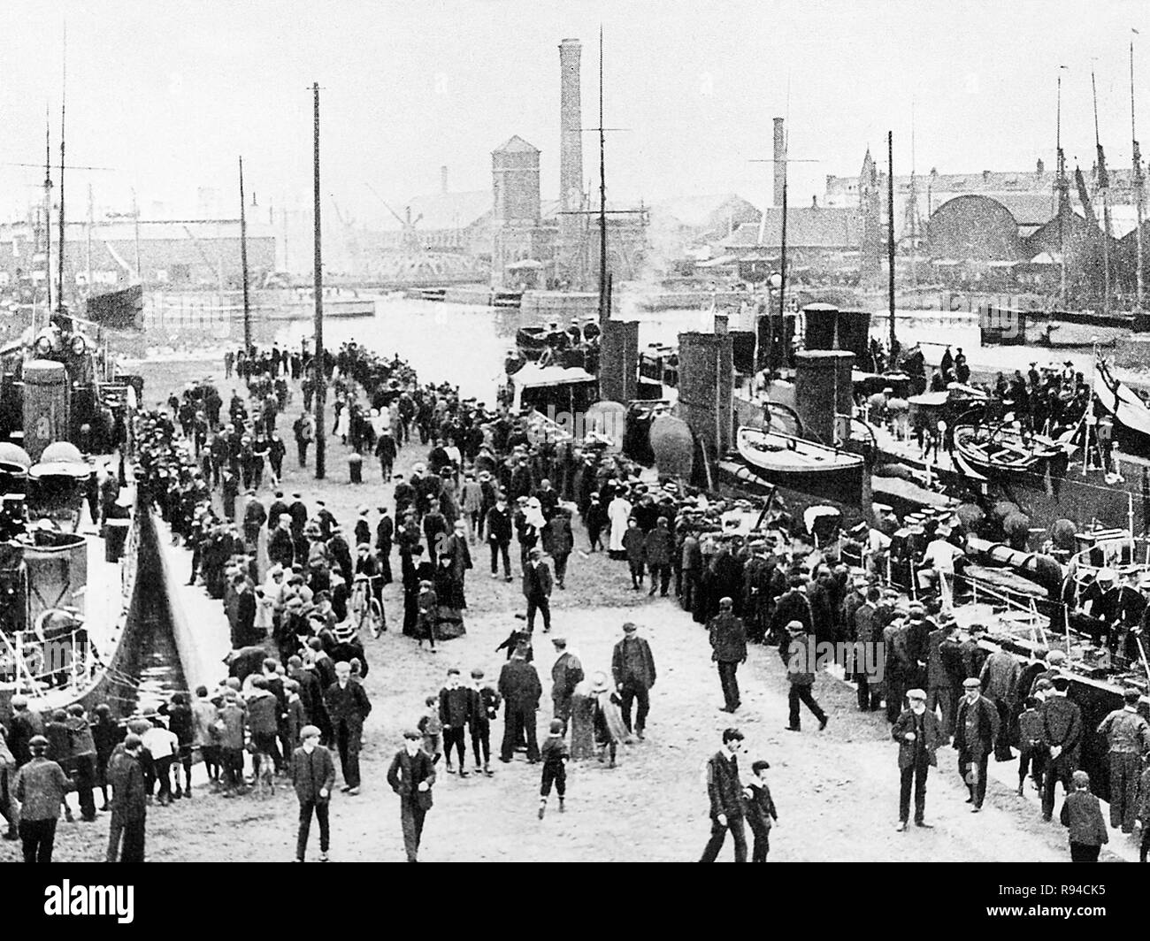 Swansea Docks Foto Stock