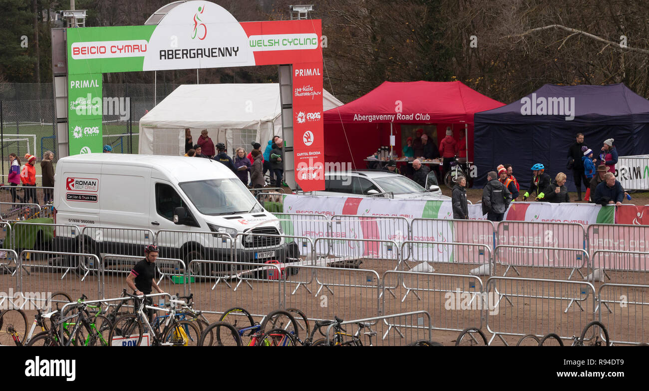 Abergavenny Welsh cyclecross Champoinship 2018 Foto Stock