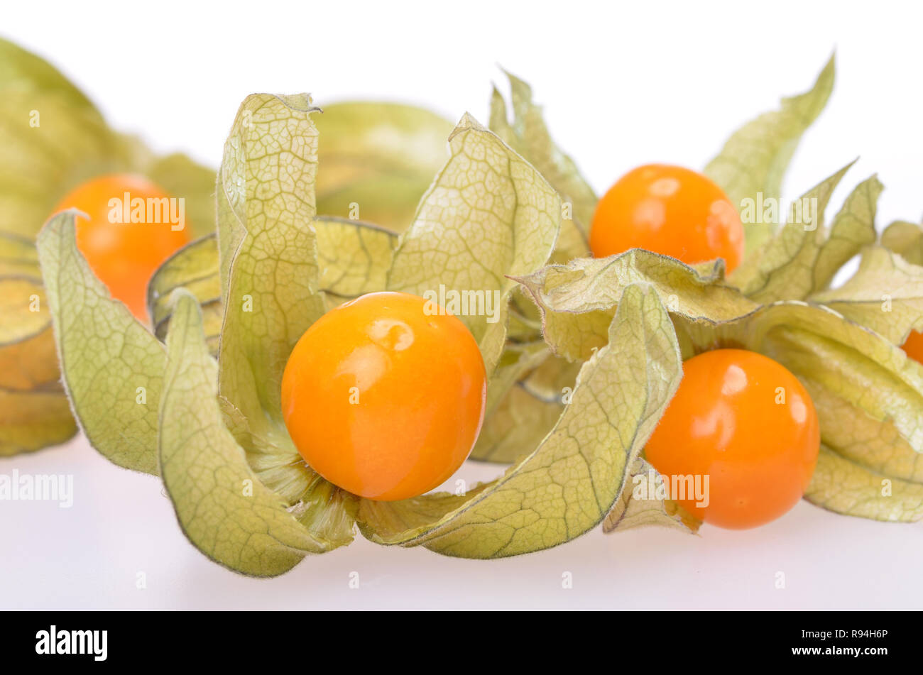 Fresche e mature cape uva spina / Physalis peruviana Foto Stock