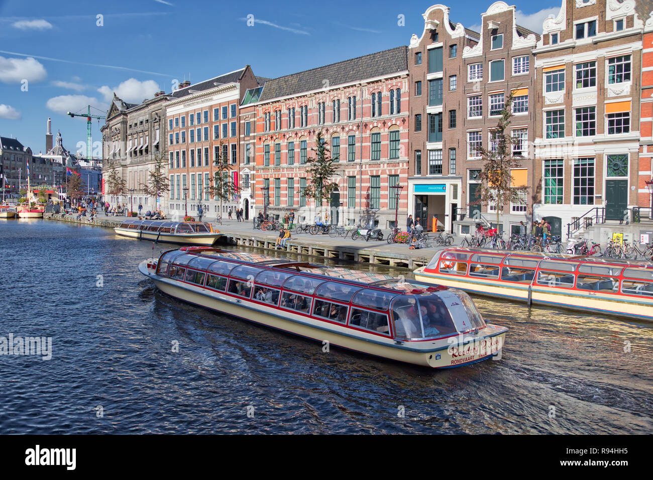 Amsterdam, Paesi Bassi scene Foto Stock