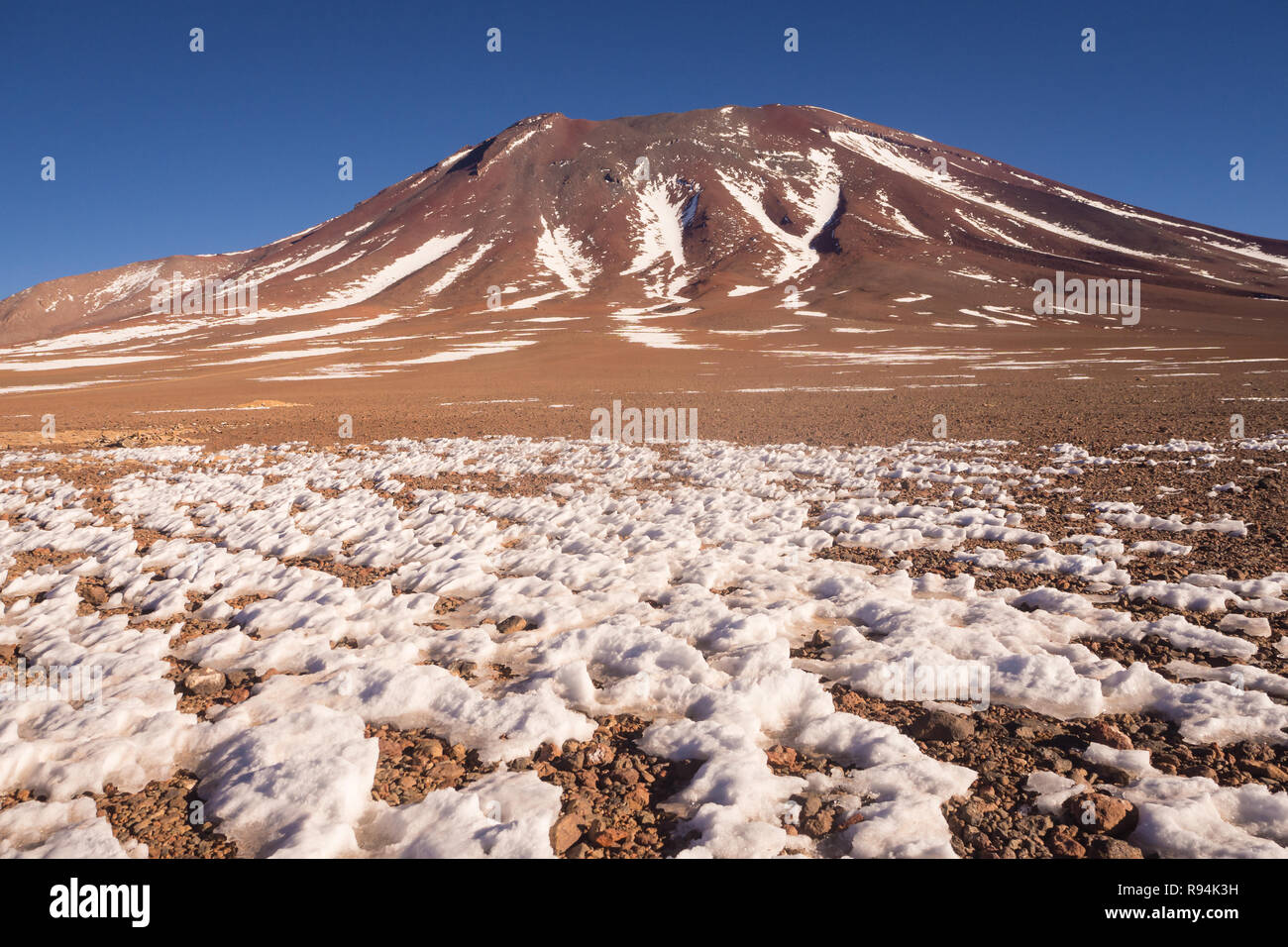 Vulcano Juriques - Eduardo Avaroa fauna Andina riserva nazionale, Bolivia. Uyuni Foto Stock