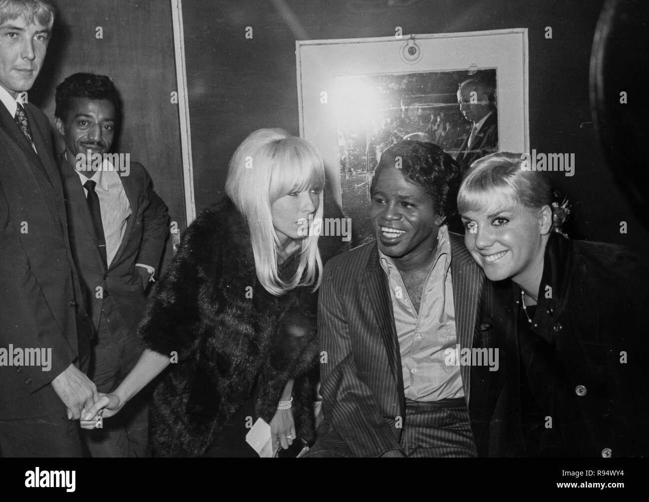 Dany saval, James Brown, Christine caron, 1967 Foto Stock