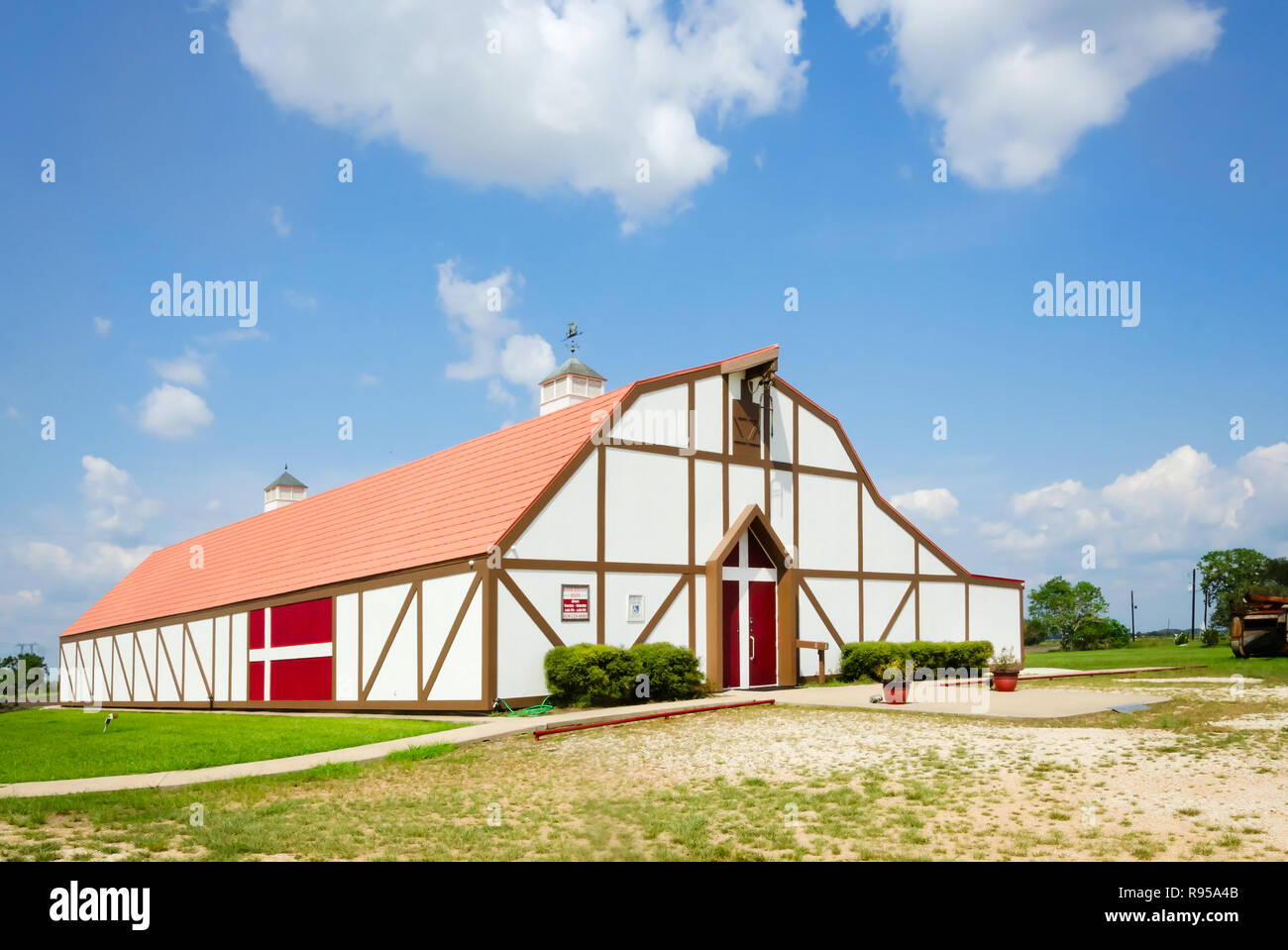 Il danese Heritage Museum è raffigurato, Sett. 3, 2017, in Danevang, Texas. Foto Stock