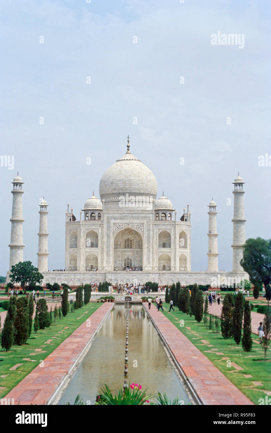 Taj Mahal, Agra, Uttar Pradesh, India Foto Stock