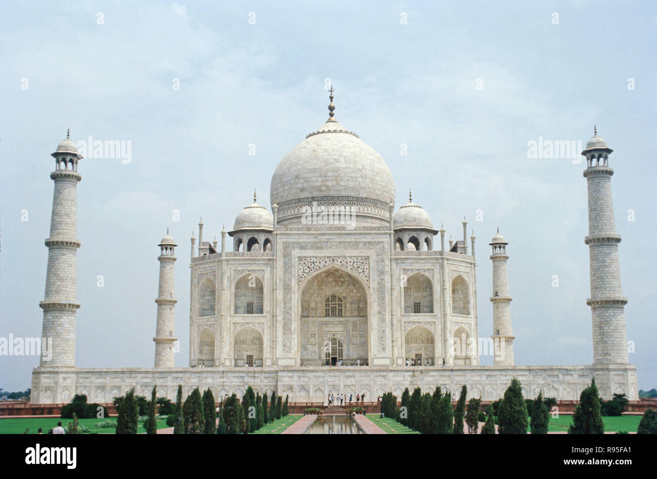 Taj Mahal, Agra, Uttar Pradesh, India Foto Stock