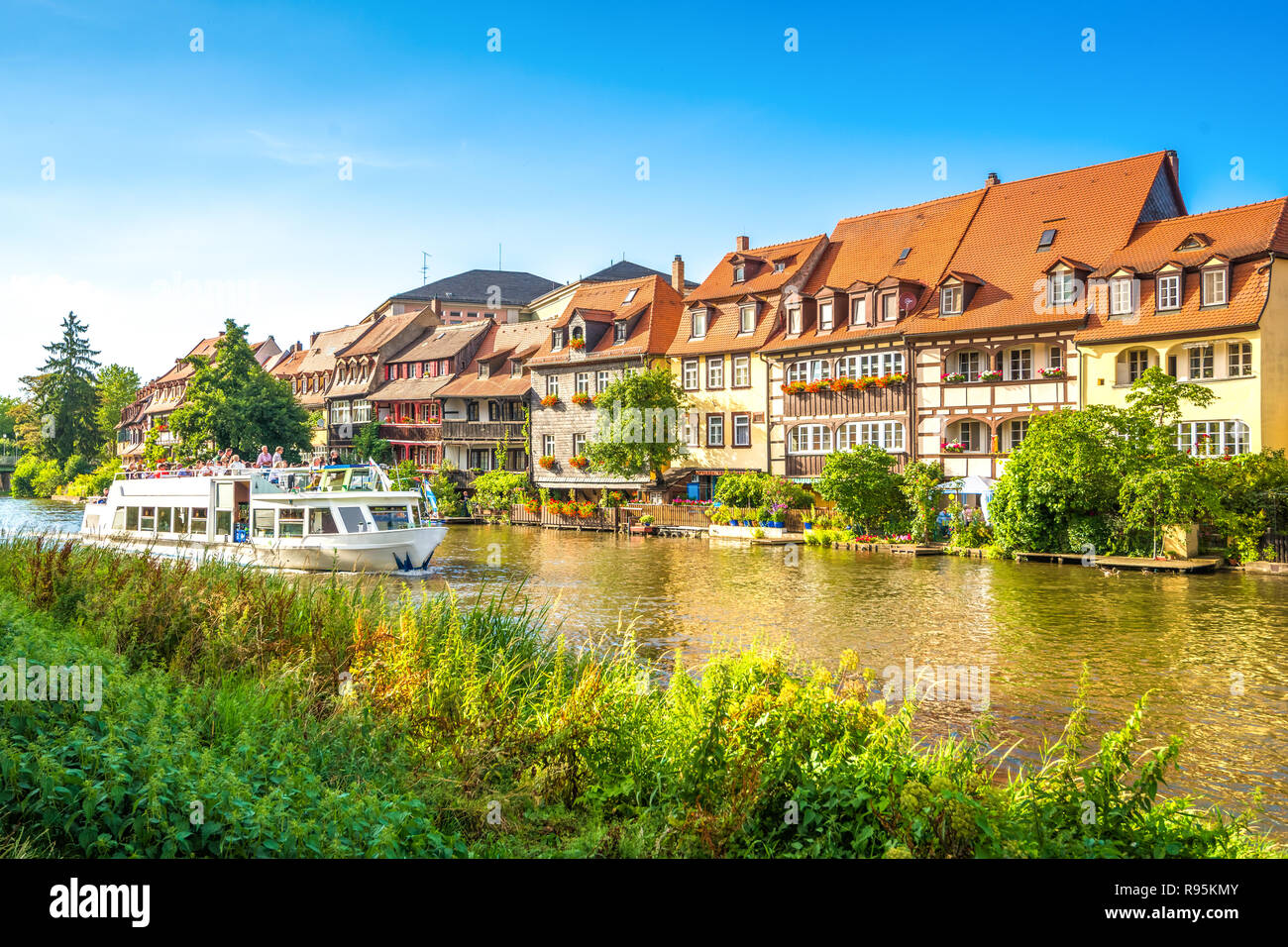 Piccola Venezia, Bamberg, Germania Foto Stock