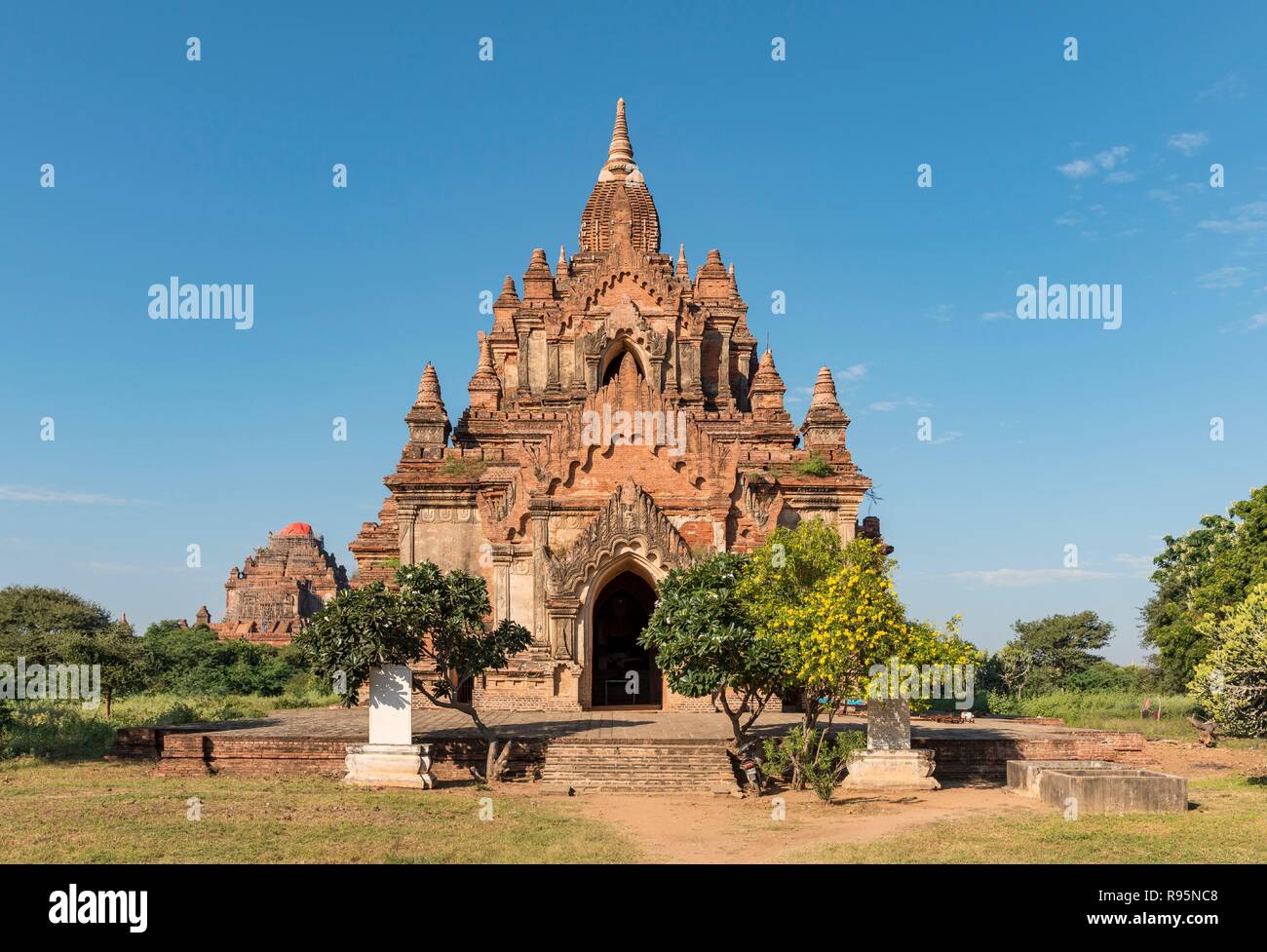 Tha Beik Hmauk Gu Hpaya, Thabeik Hmauk tempio di Bagan, MYANMAR Birmania Foto Stock