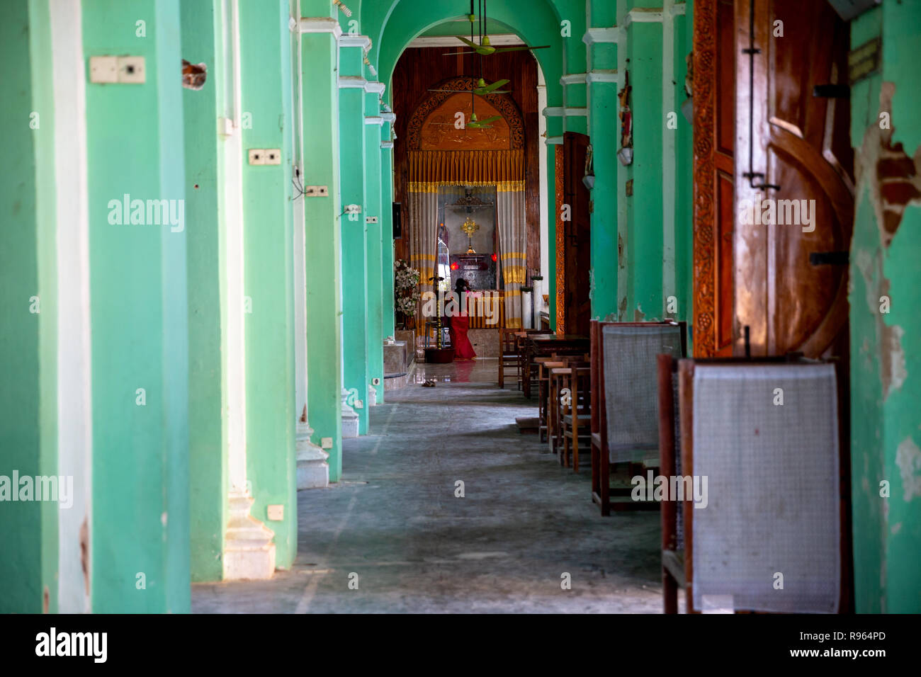 Chiesa di Santa Maria Batticaloa nello Sri Lanka Foto Stock