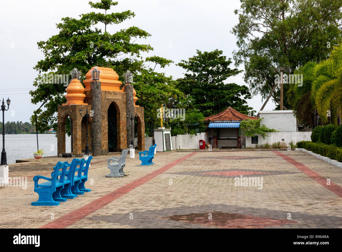 Il Mahatma Gandhi Park Batticaloa nello Sri Lanka Foto Stock