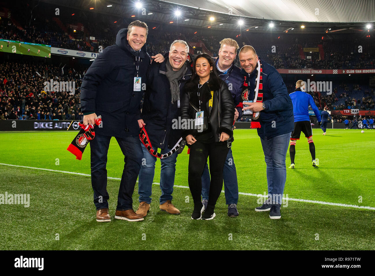 ROTTERDAM , Olanda , 20-12-2018 , stadio De Kuip, calcio , Stagione 2018/2019 , olandese Toto KNVB Beker , Feyenoord - FC Utrecht , risultato finale 1-0 , i vincitori Vriendenloterij Foto Stock