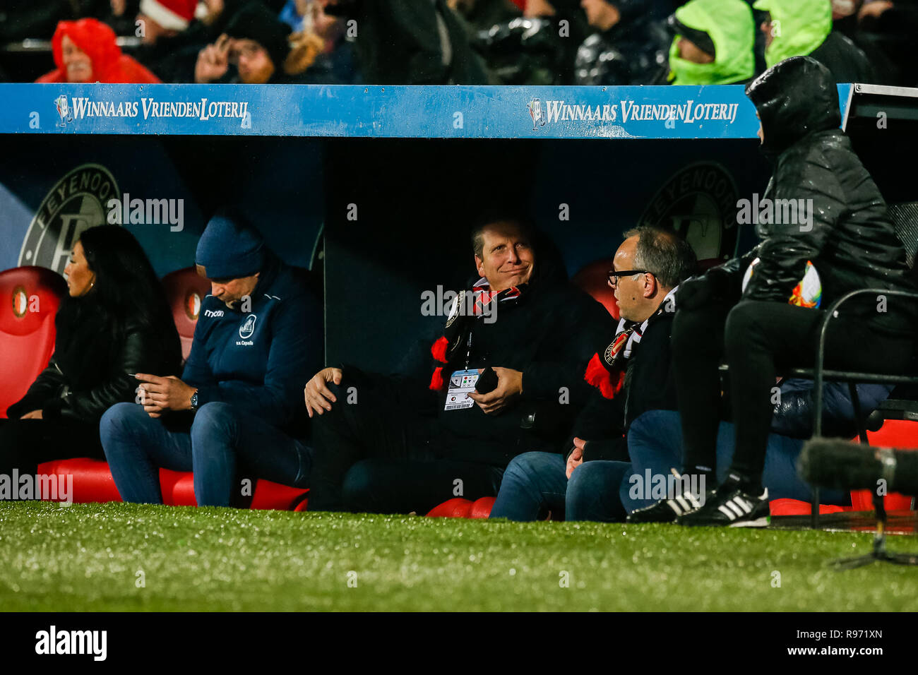 ROTTERDAM , Olanda , 20-12-2018 , stadio De Kuip, calcio , Stagione 2018/2019 , olandese Toto KNVB Beker , Feyenoord - FC Utrecht , risultato finale 1-0 , i vincitori Vriendenloterij Foto Stock