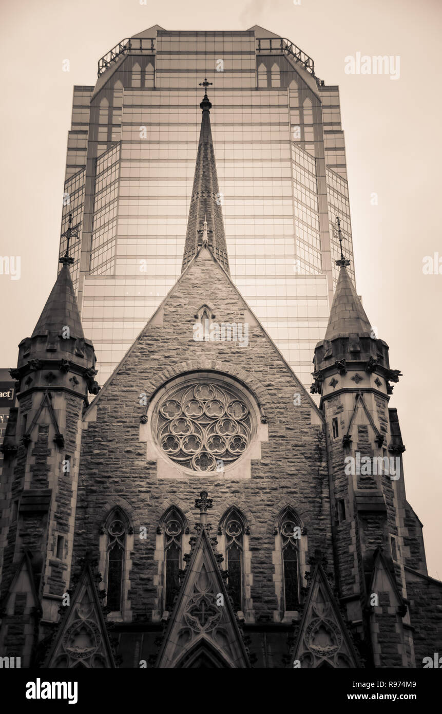 Il centro cittadino di Montreal Foto Stock