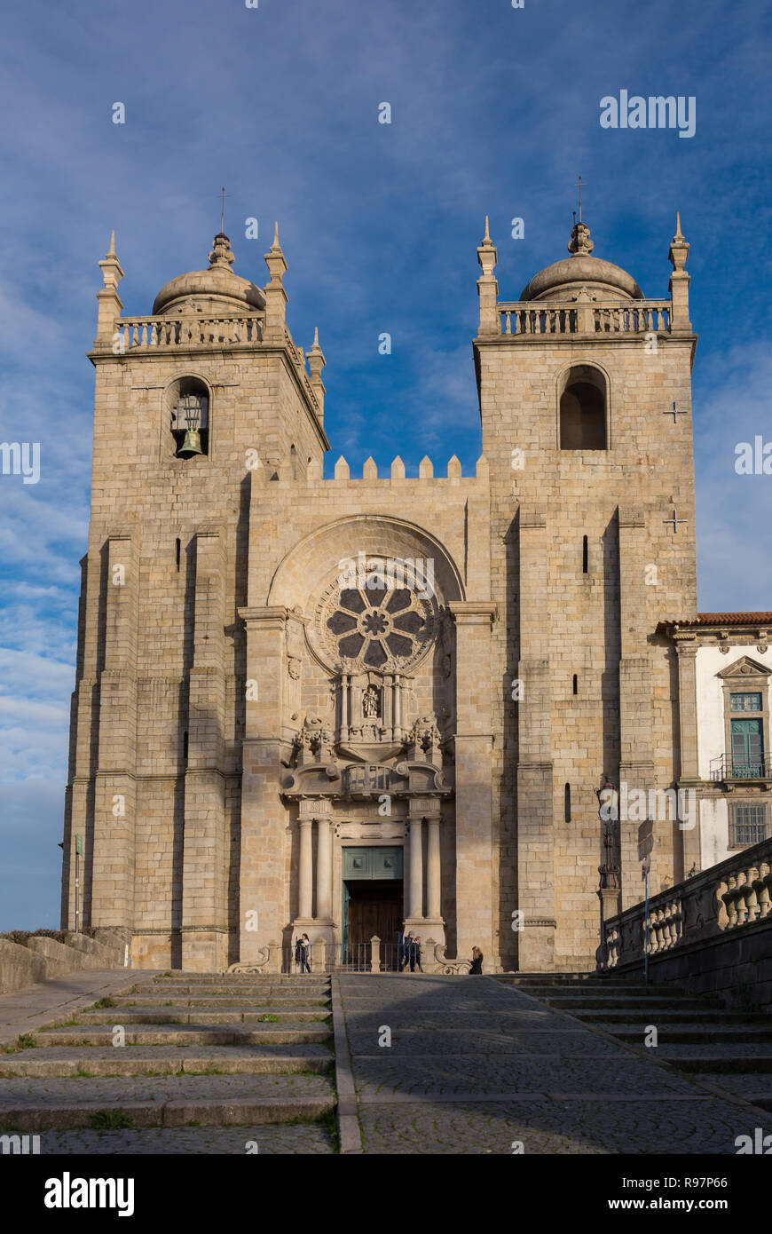 Cattedrale di Porto o se do Porto, Portogallo Foto Stock