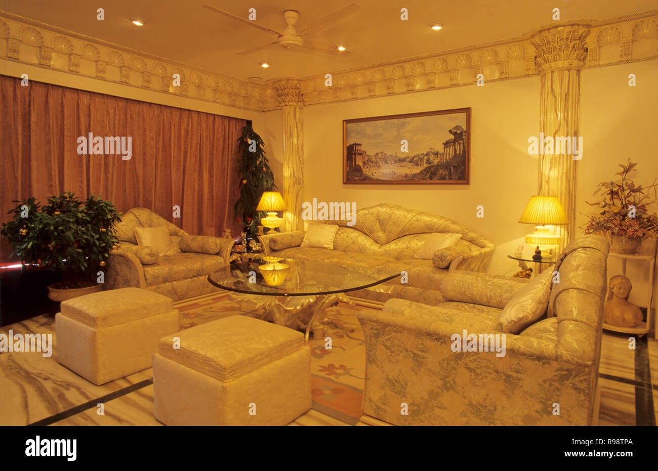 Living room interior Foto Stock