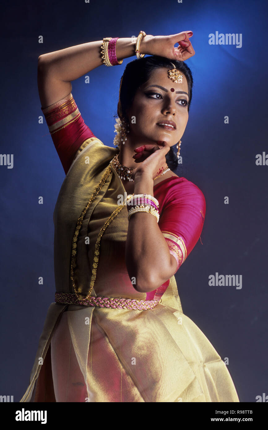 Kathak La Danza Classica Indiana MR#332 Foto Stock
