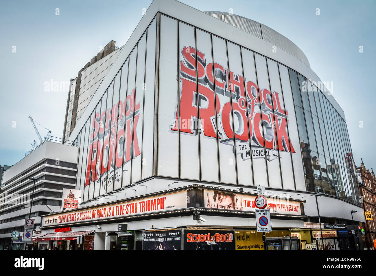 Scuola di Roccia, il Musical a Gillian Lynne Theatre, Drury Lane, London, Regno Unito Foto Stock