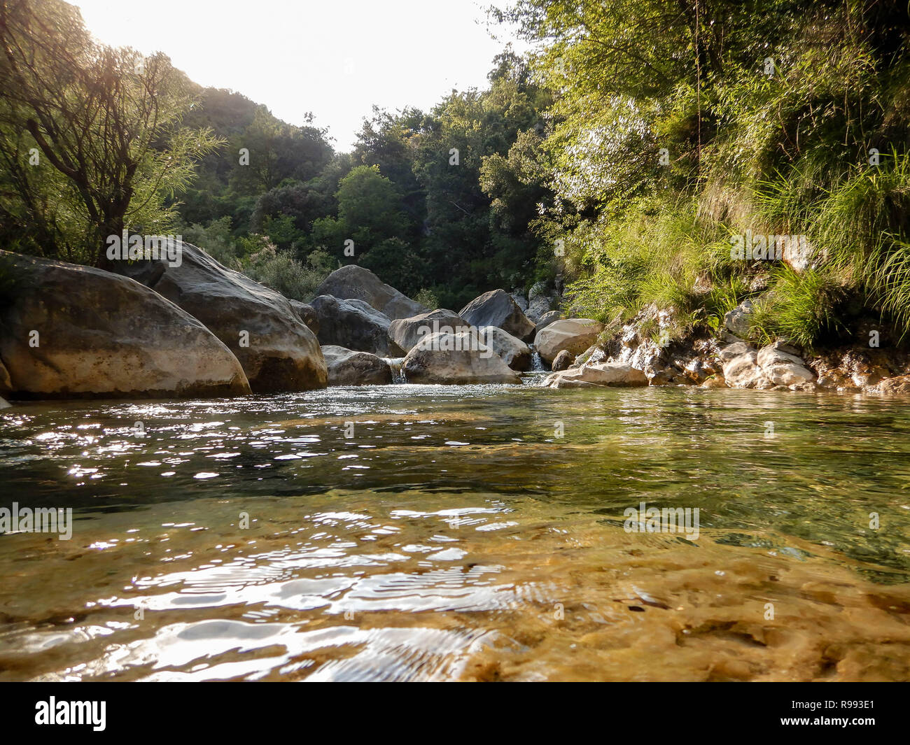 Cascate del Rio Barbaira stream, Rocchetta Nervina, Liguria - Italia Foto  stock - Alamy