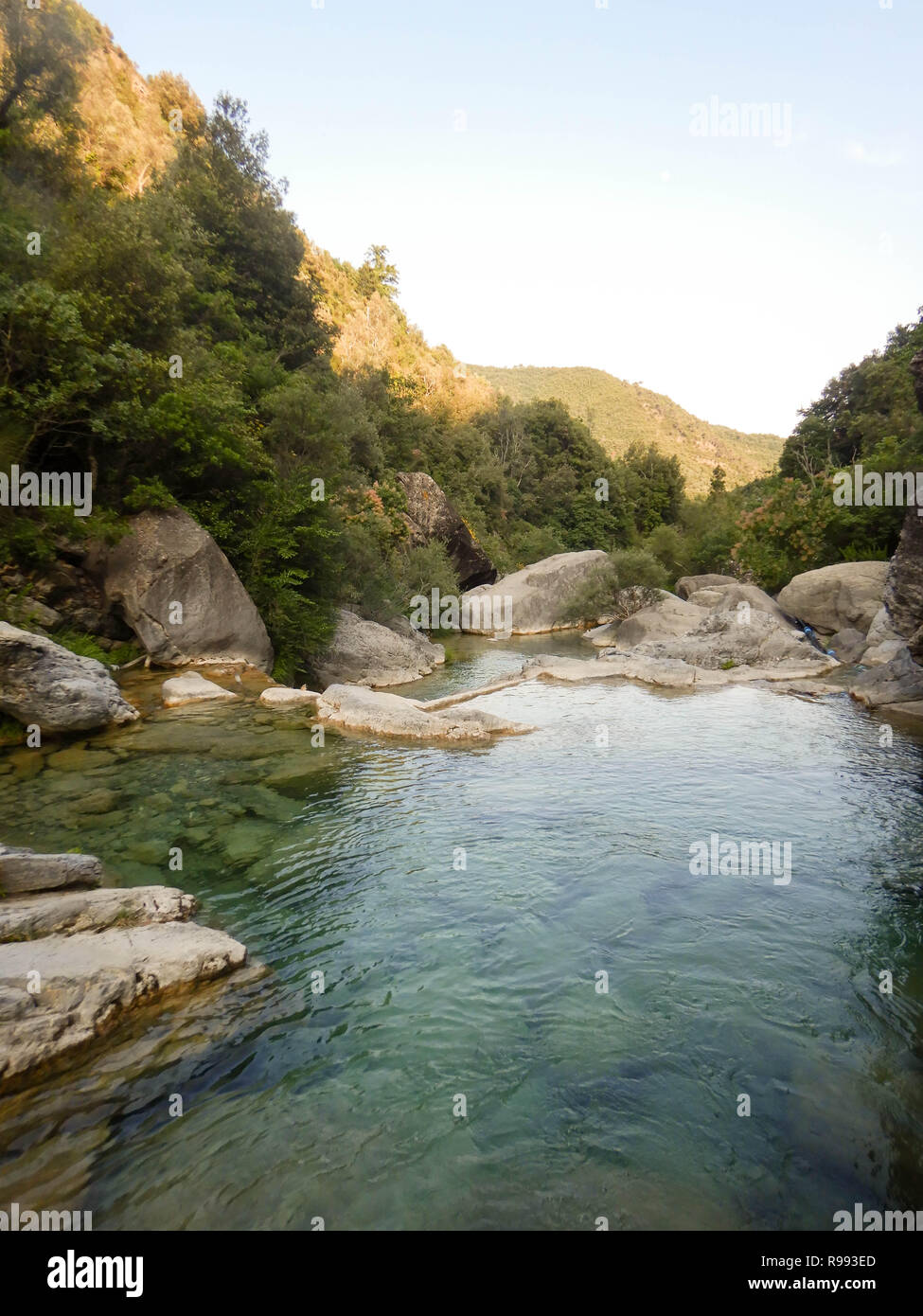 Cascate del Rio Barbaira stream, Rocchetta Nervina, Liguria - Italia Foto  stock - Alamy